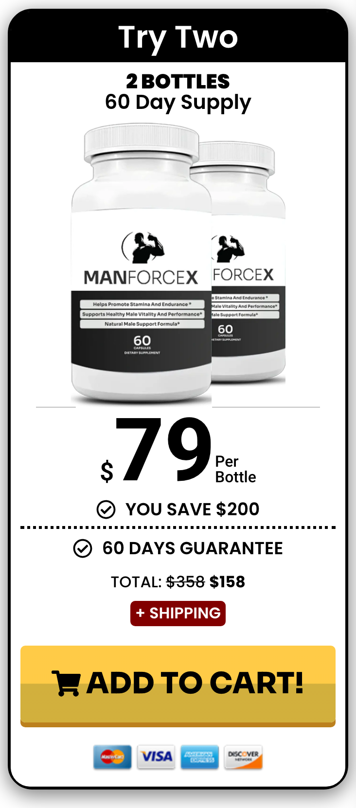 Manforcex 60 day supply