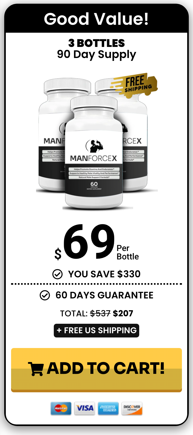 Manforcex 90 day supply